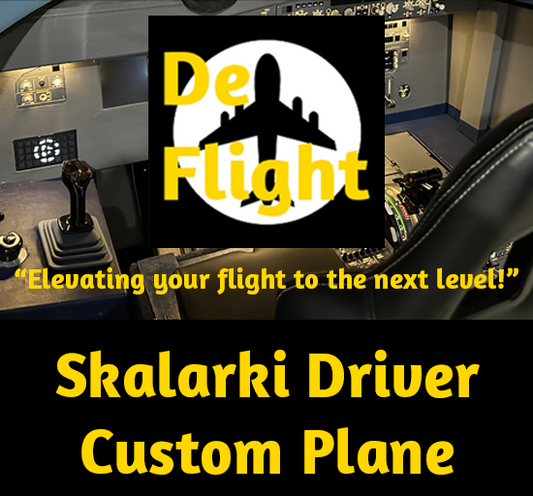 Complemento de avião personalizado do motorista Skalarki